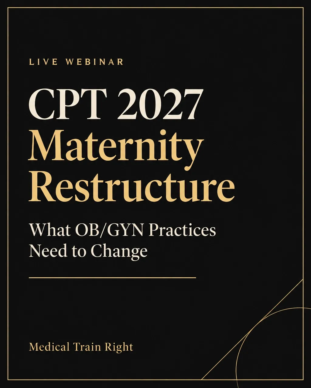 CPT 2027 Maternity Restructure cover